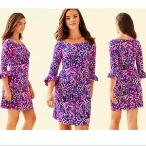 NWT Lilly Pulitzer UPF50 Sophie Ruffle Dress Small